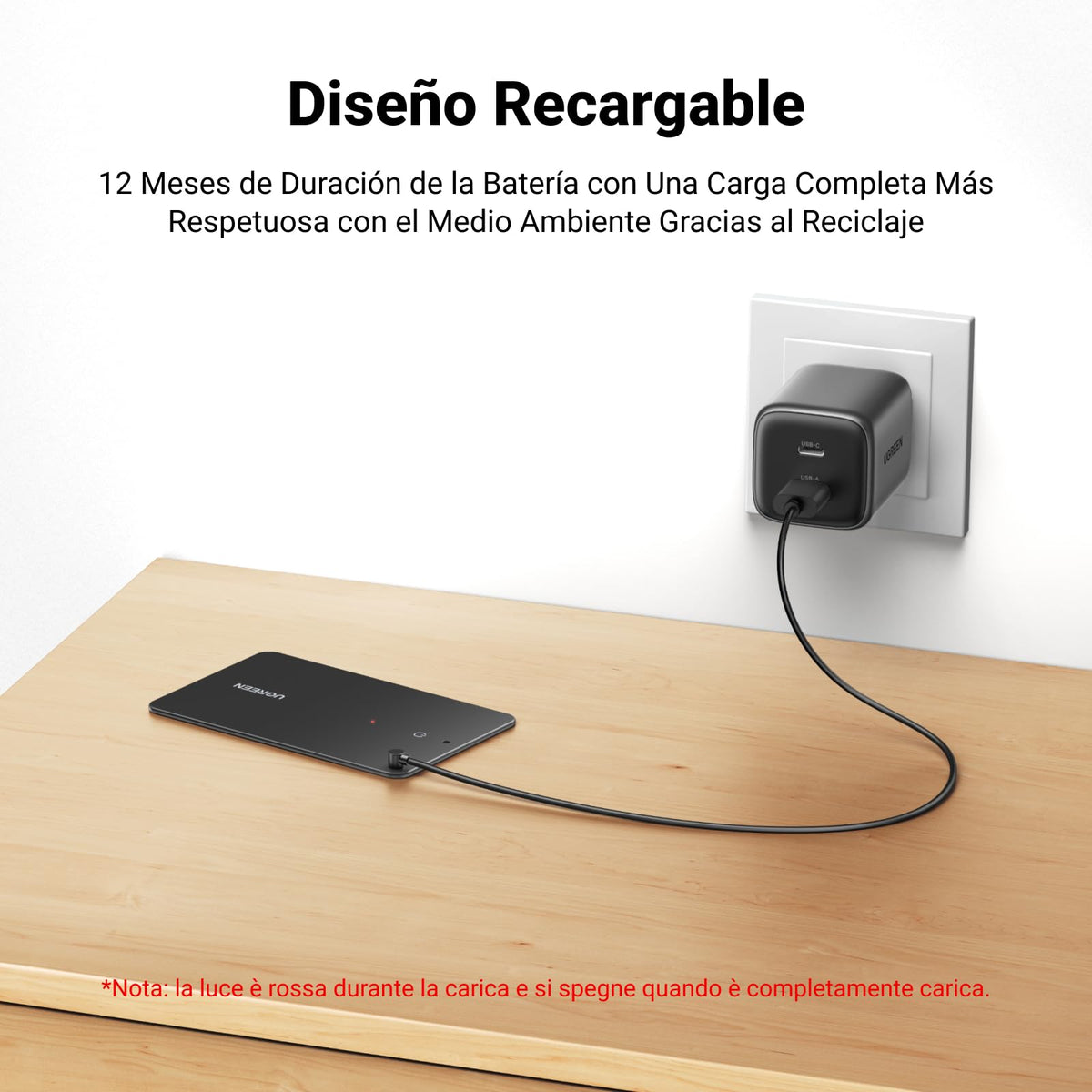 UGREEN FineTrack Slim Smart Finder Localizzatore Supporto iOS Tracker Bluetooth Card Scheda Localizzazione