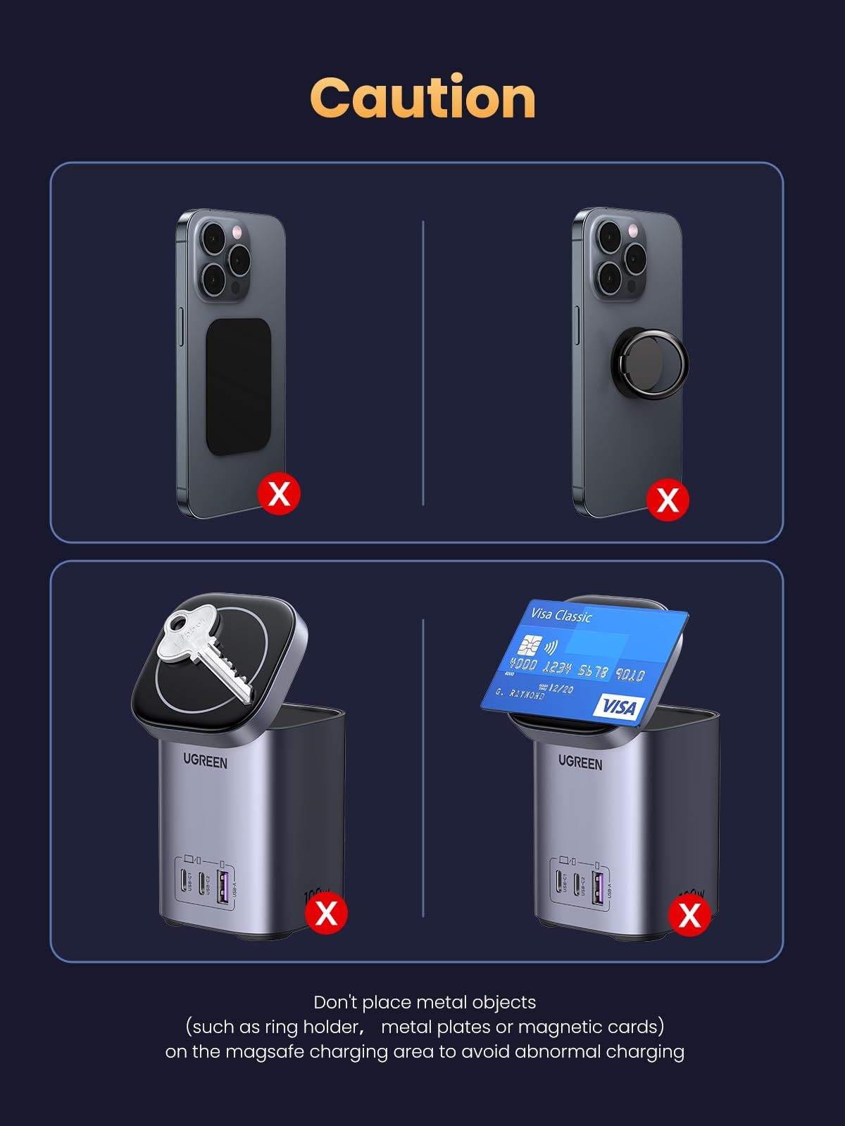 UGREEN Nexode 100W with Qi2 15W MagSafe Charger
