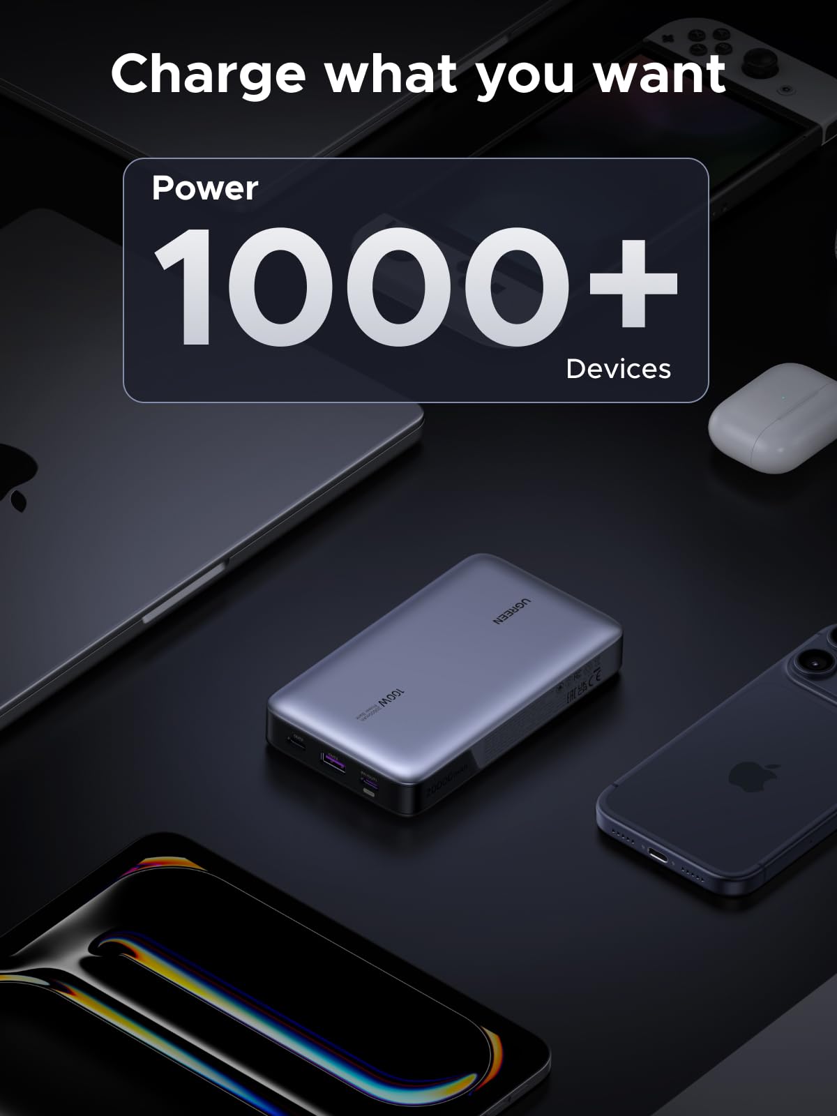 UGREEN Nexode Power Bank 100W 20000mAh