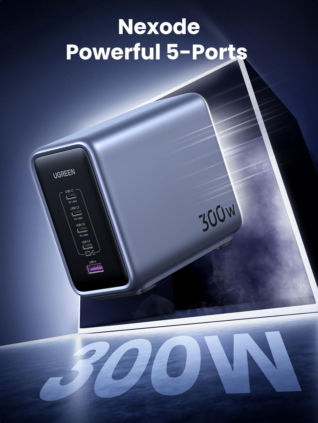 UGREEN Nexode 300W 5-Port Desktop Charger