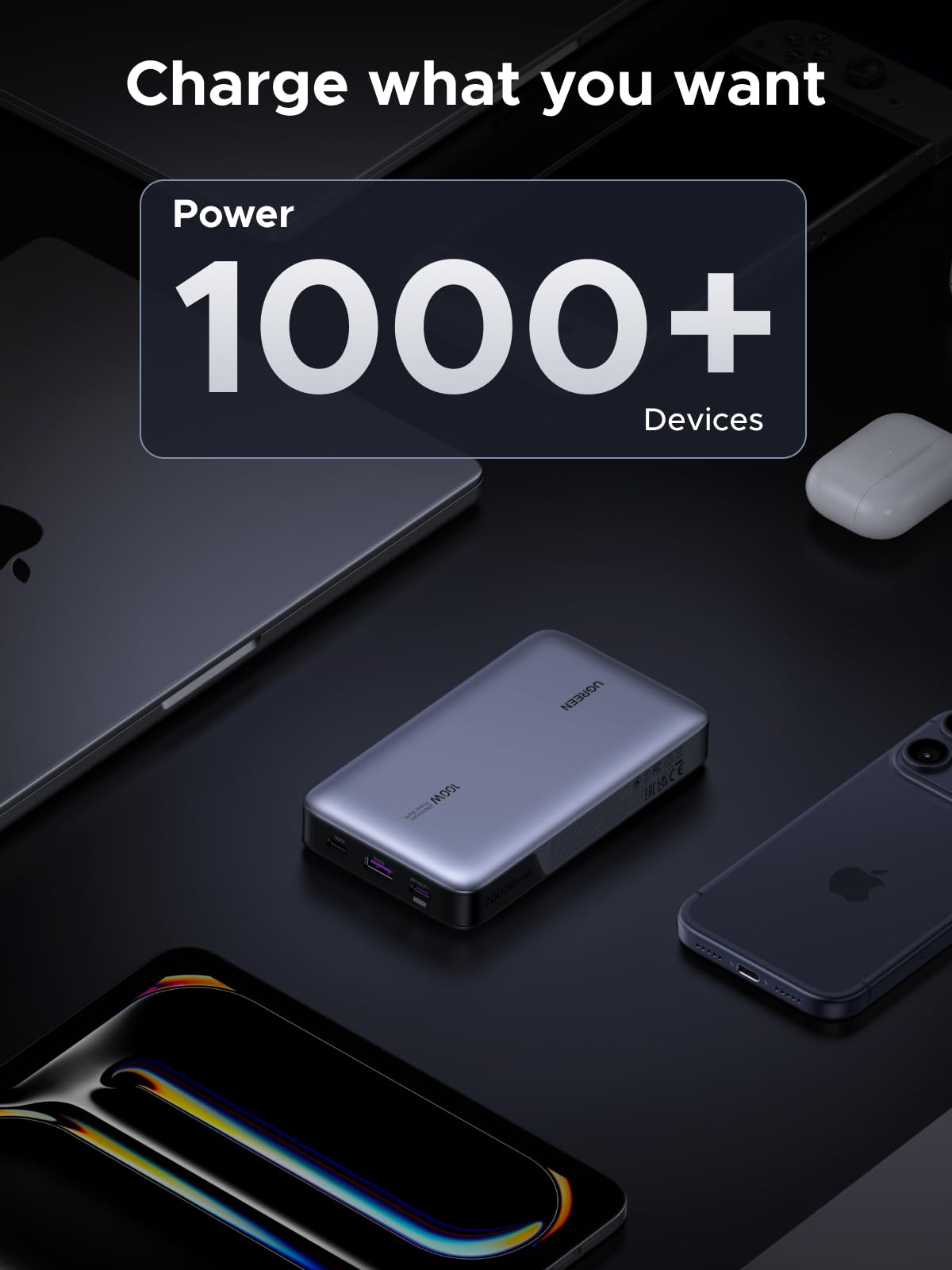 UGREEN Nexode Power Bank 100W 20000mAh