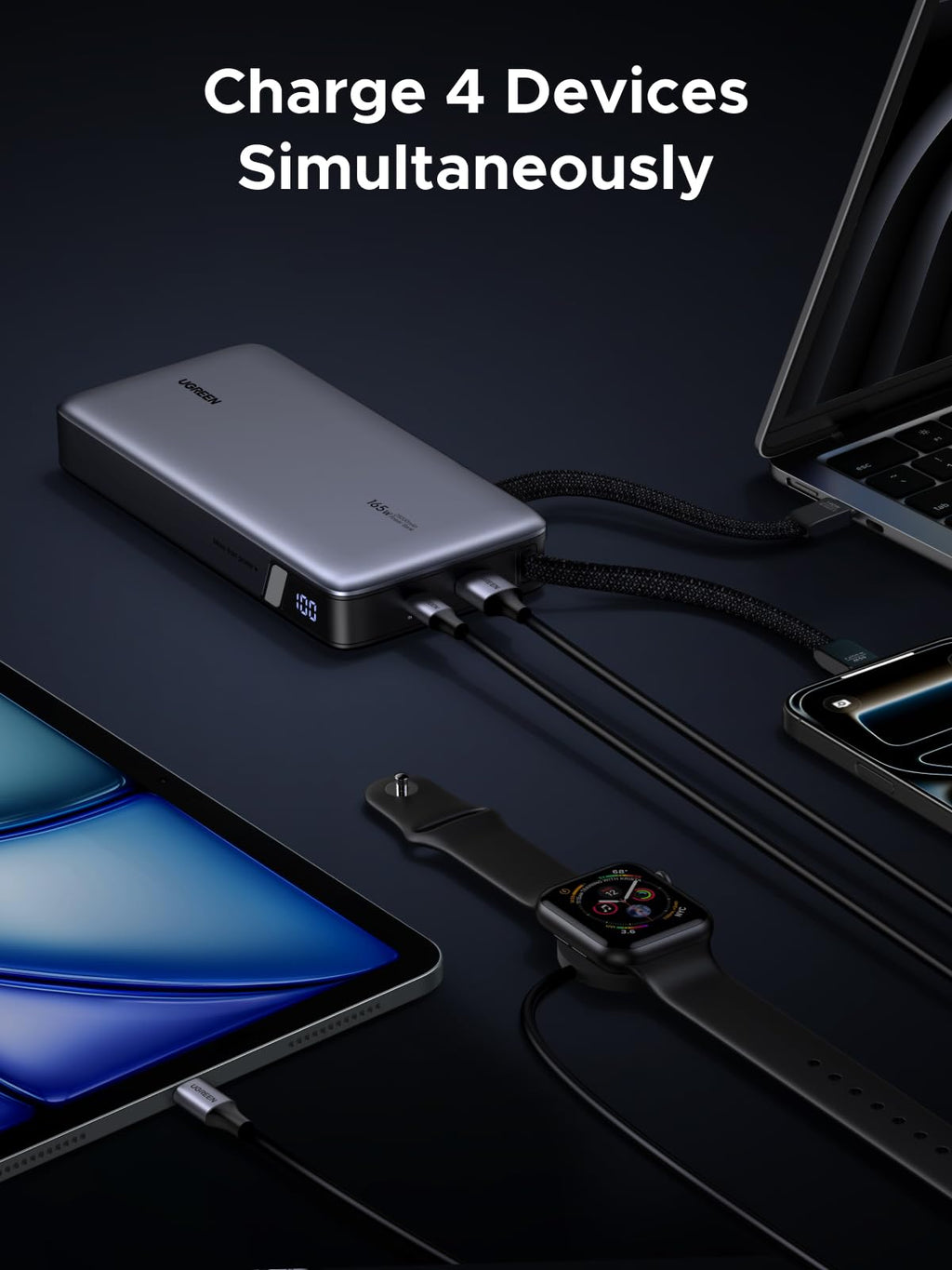 UGREEN Nexode Power Bank 165W Power Bank 25000mAh