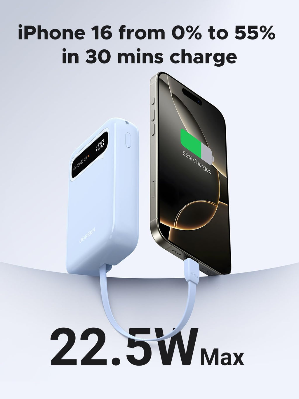 UGREEN Pin Dự Phòng 20000mAh 3 Cổng PD 20W