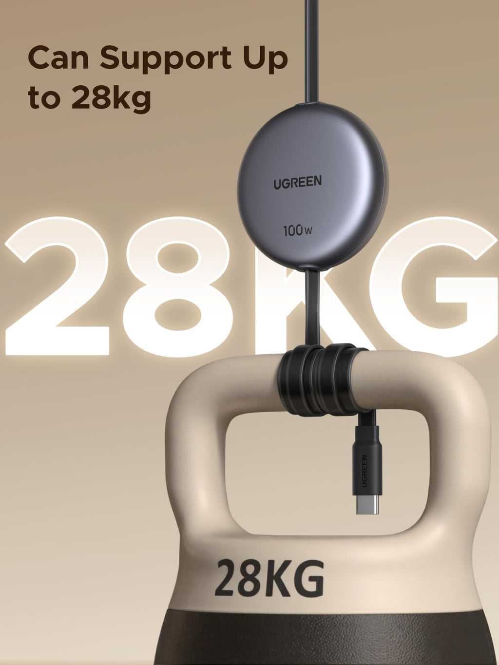 UGREEN Nexode Cáp USB-C Thu Gọn 100W