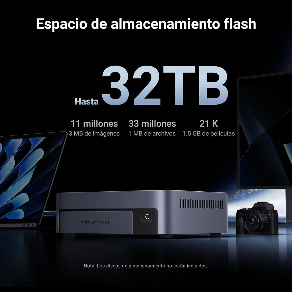 UGREEN NASync DXP480T Plus, NAS SSD All-Flash de 4 bahías, CPU Intel i5 1235u de 10 núcleos