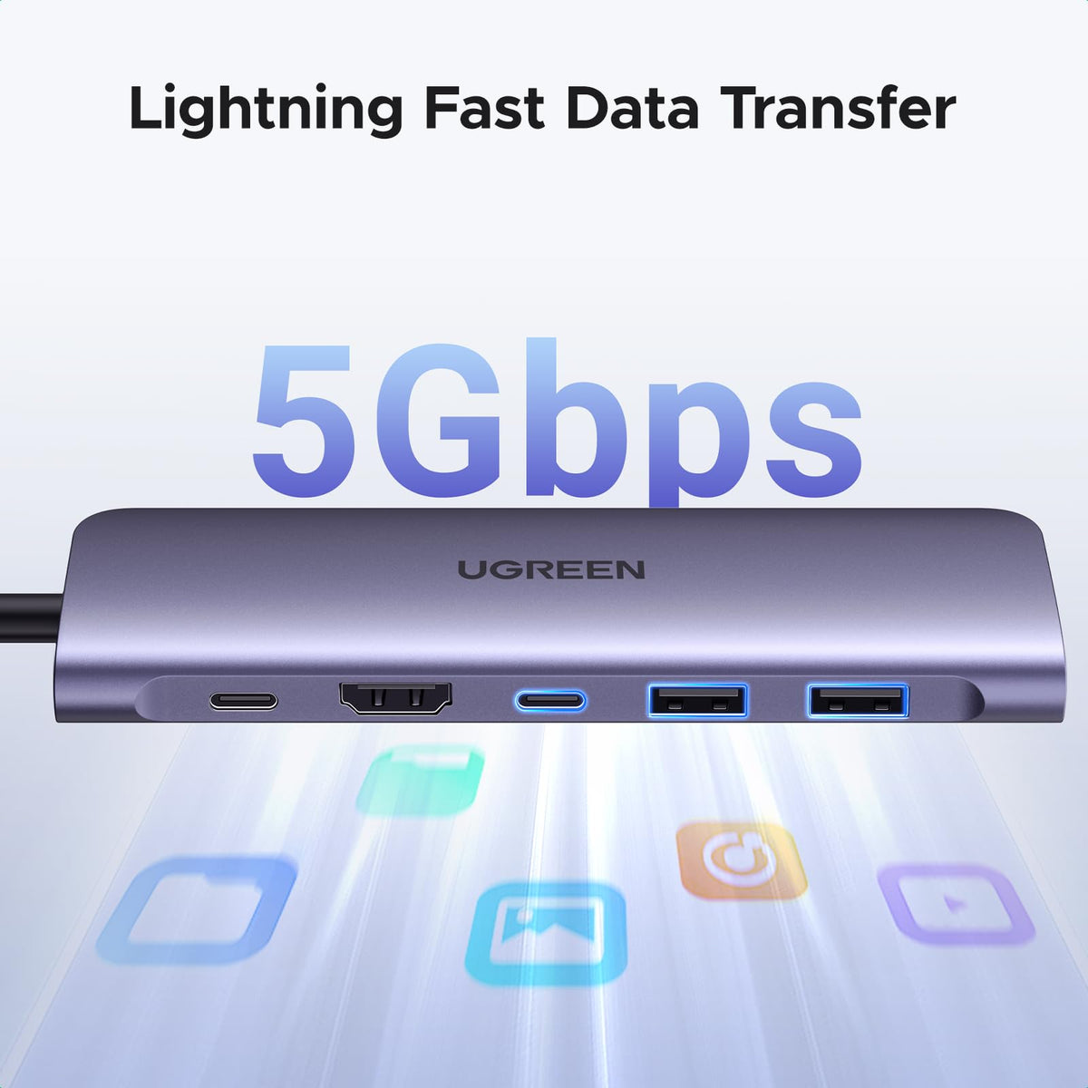 UGREEN Revodok 1071 7 in 1 USB C Hub