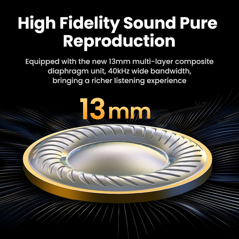 UGREEN Earbuds HiTune H6 Pro Hybrid Active Noise-Cancelling White