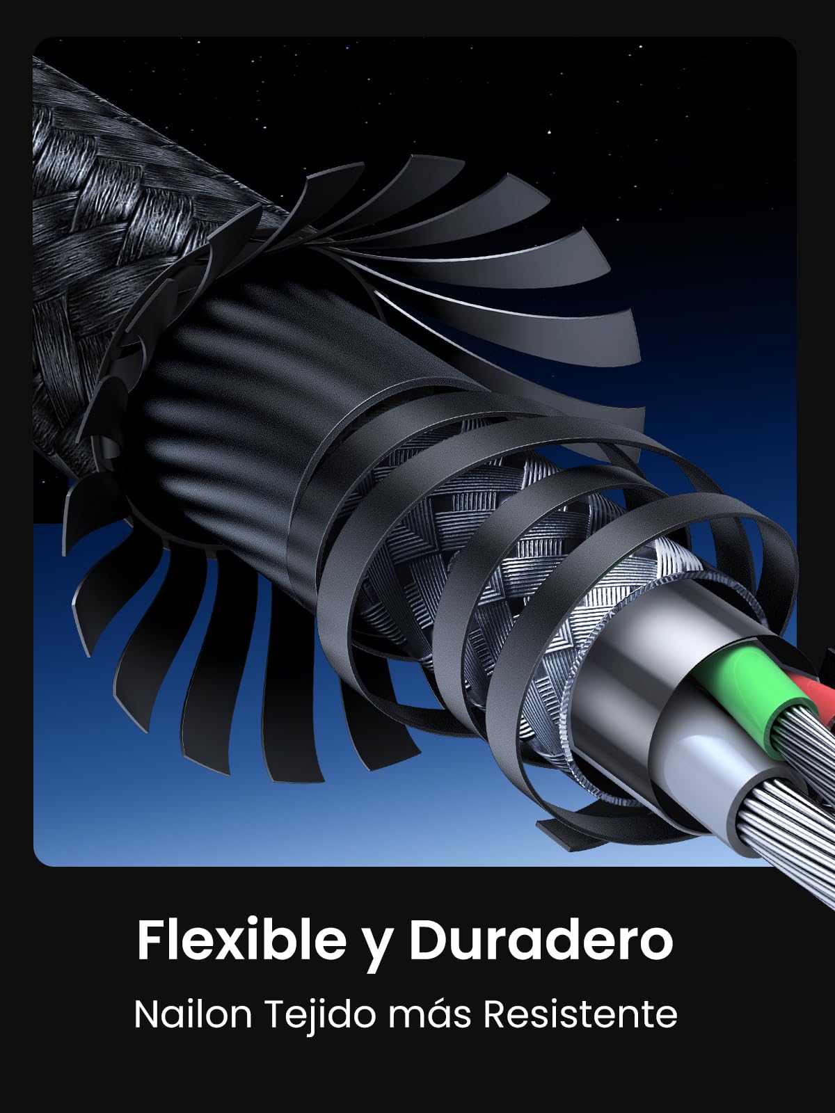 UGREEN Cable USB C 60W PD 3.0, Tipo C Carga Rápida