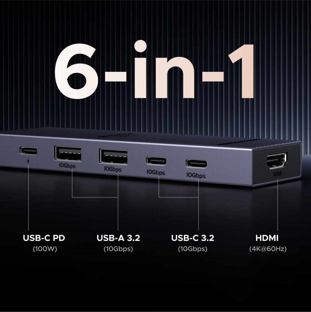 UGREEN Revodok 106 6 in 1 USB C Hub