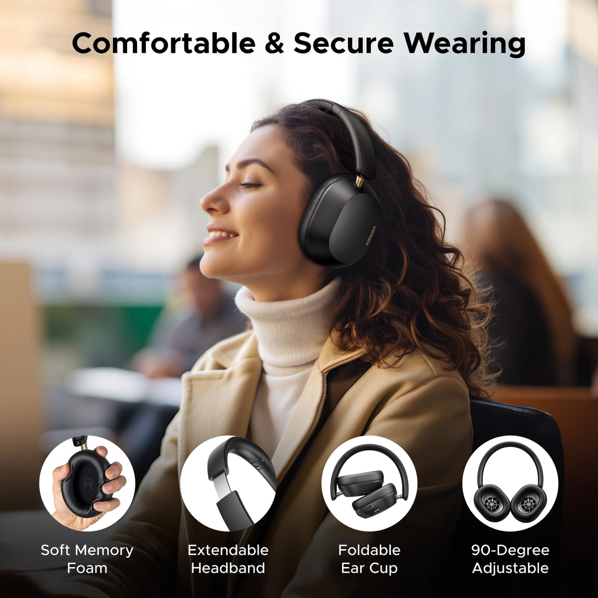 UGREEN HiTune Max5c Hybrid Active Noise-Cancelling Headphones