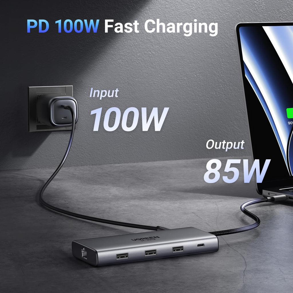 UGREEN Revodok Pro 10’u 1 Arada USB-C Hub (Çift 4K HDMI)