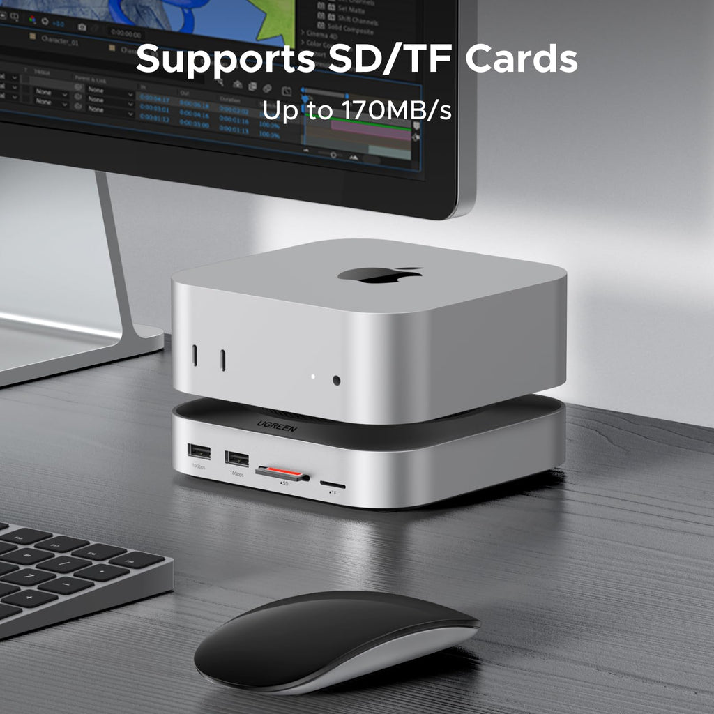 UGREEN Mac mini M4/M4 Pro Dock 10-in-2