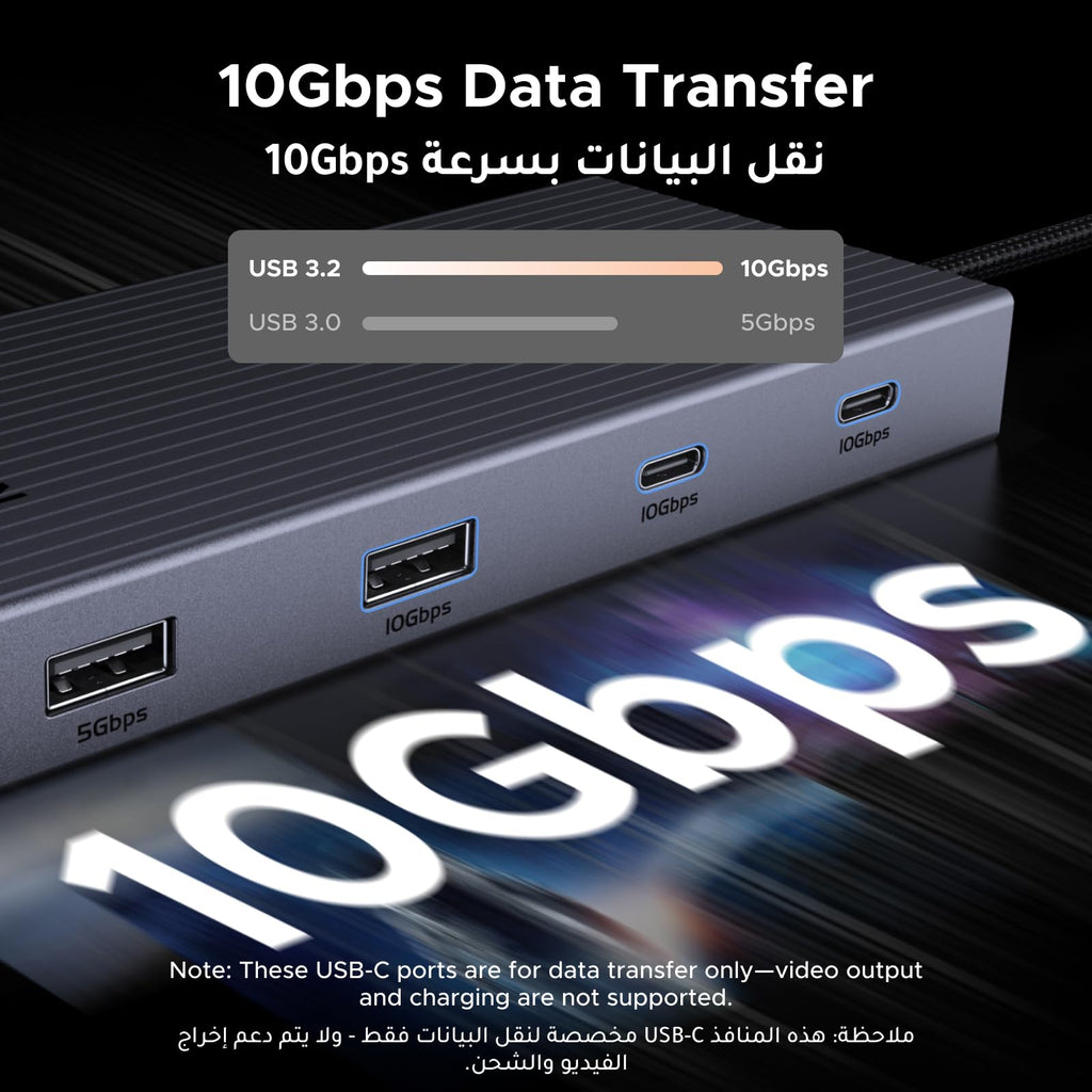 UGREEN Revodok Pro موزع USB-C ‏9 في 1