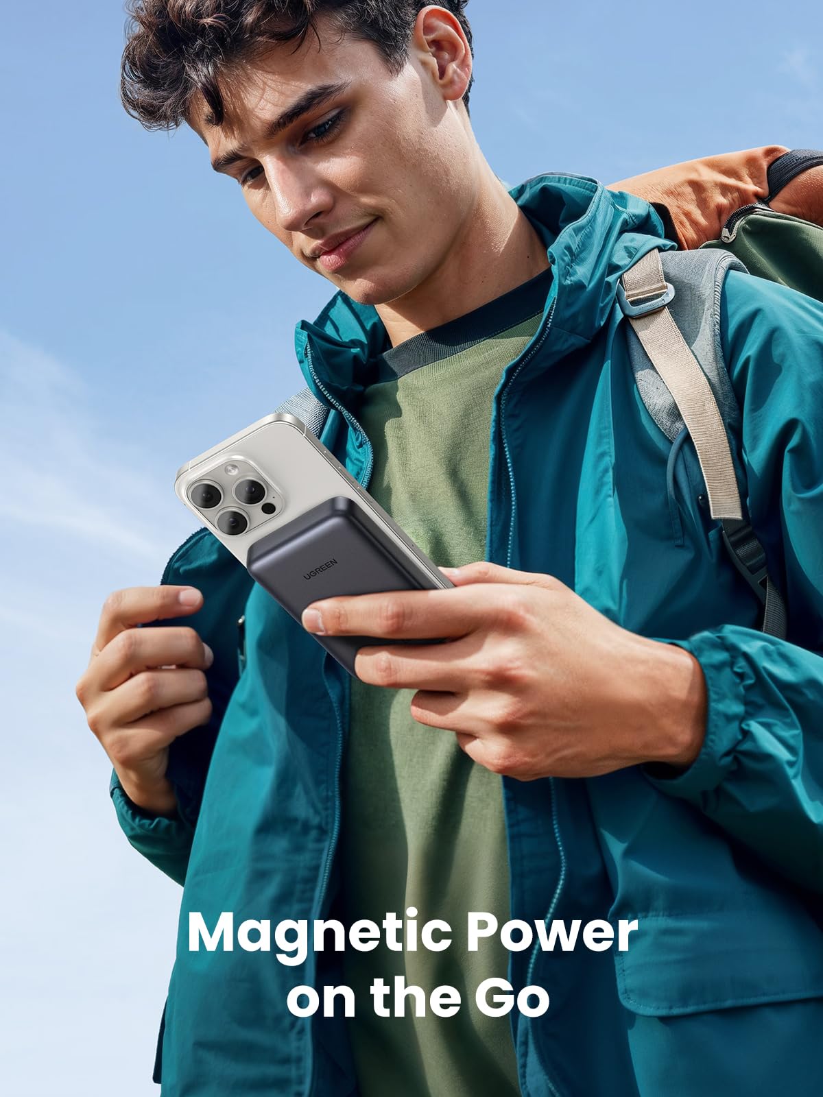 UGREEN Magnetic Wireless Power Bank 10000mAh 30W 1C+15W Space Gray
