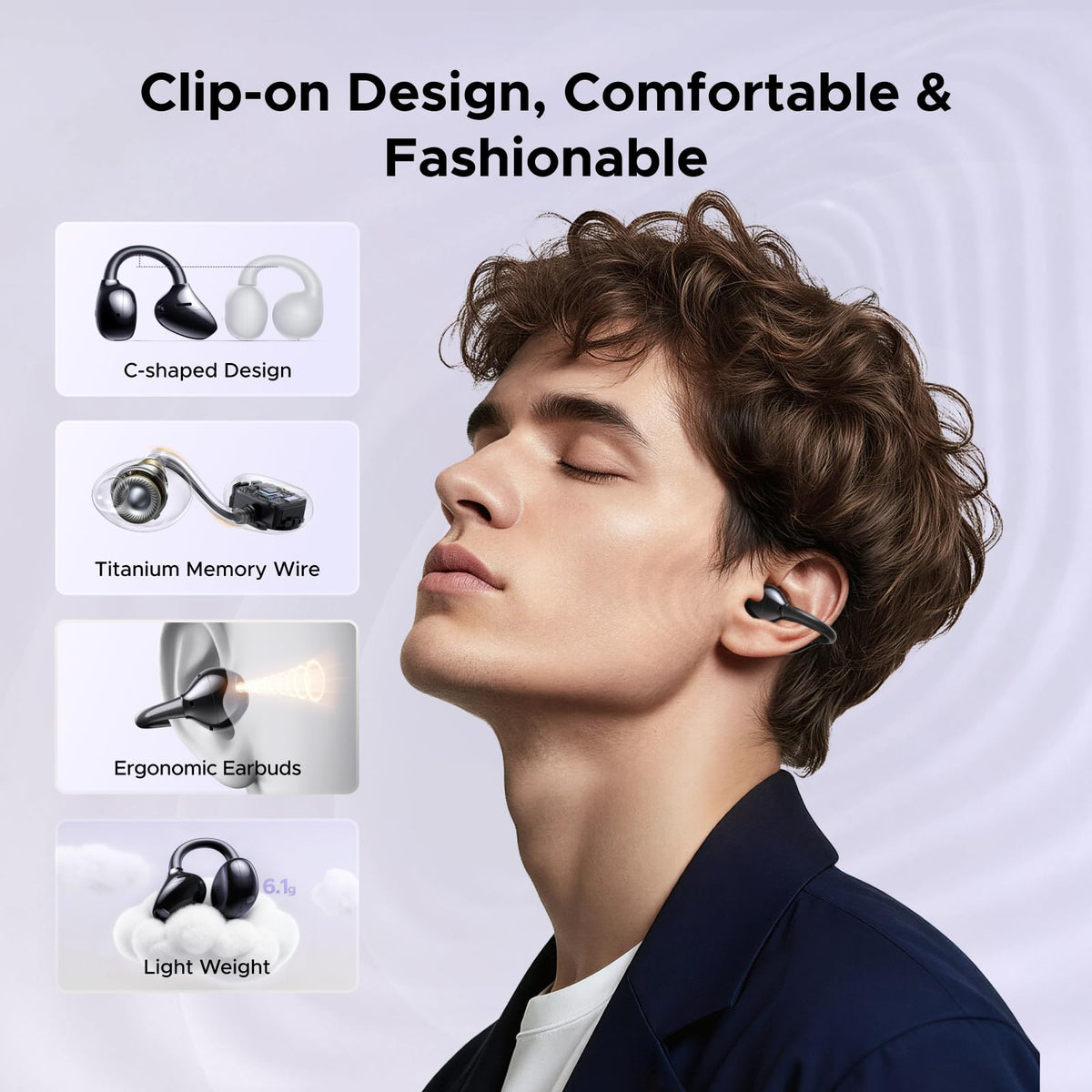 UGREEN ClipBuds Pro سماعات أذن لاسلكية مفتوحة