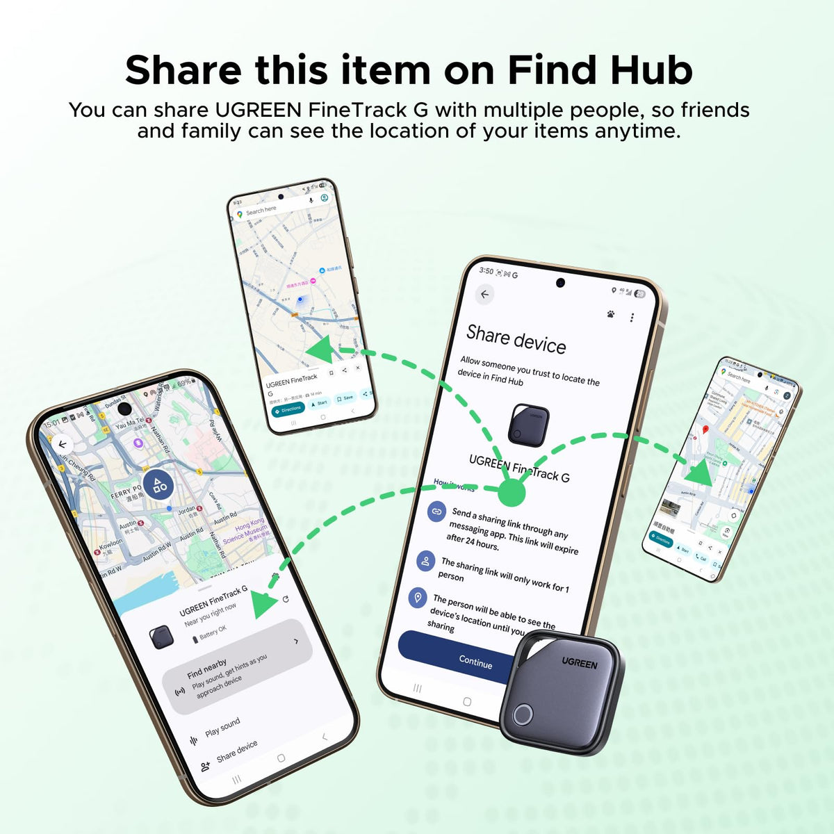 UGREEN FineTrack G with Google Find Hub (Android Only)