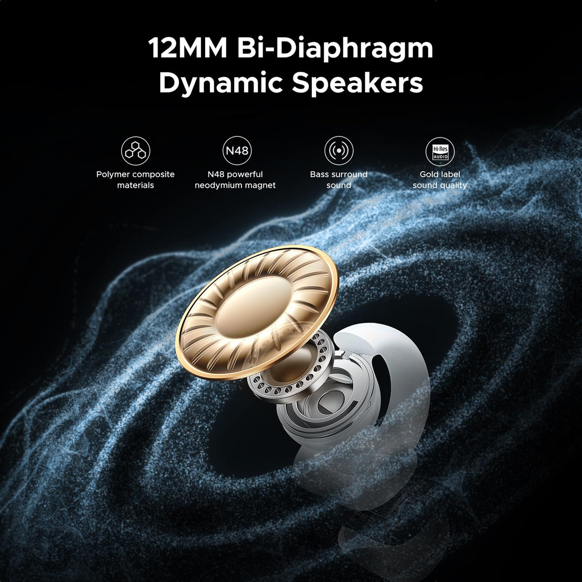 UGREEN Earbuds HiTune S3 True Wireless White