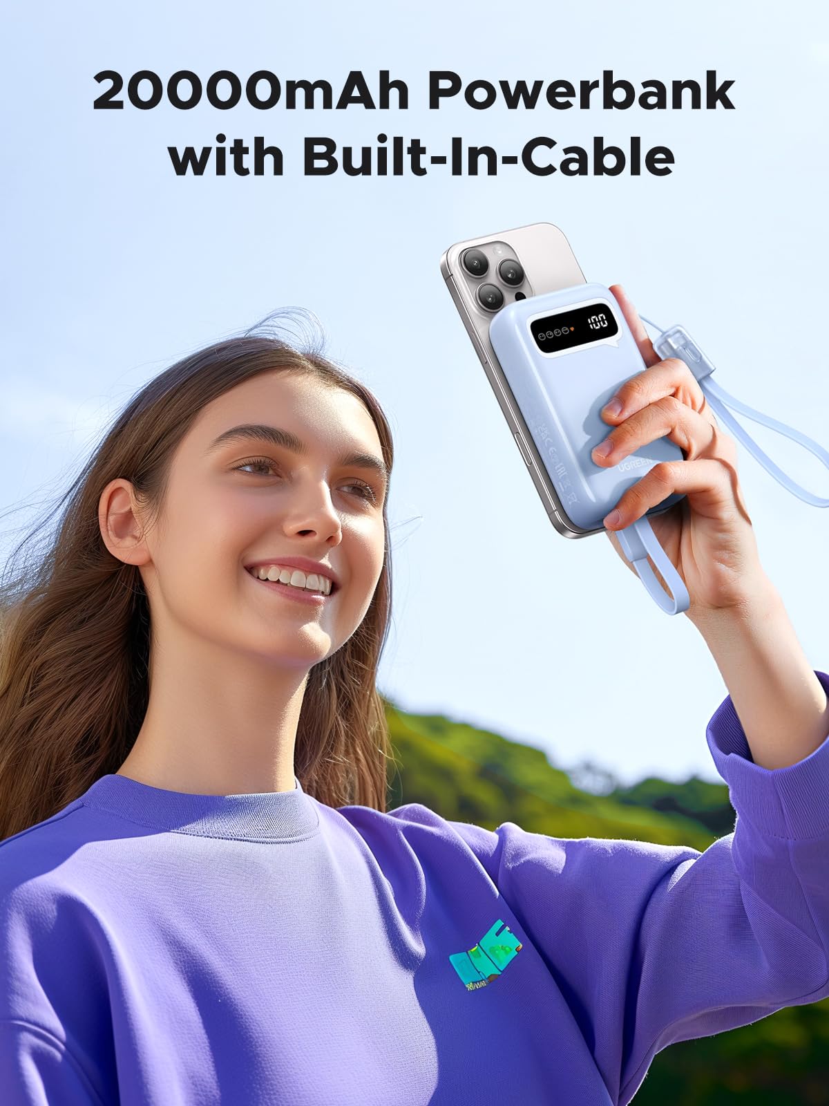 UGREEN Pin Dự Phòng 20000mAh 3 Cổng PD 20W