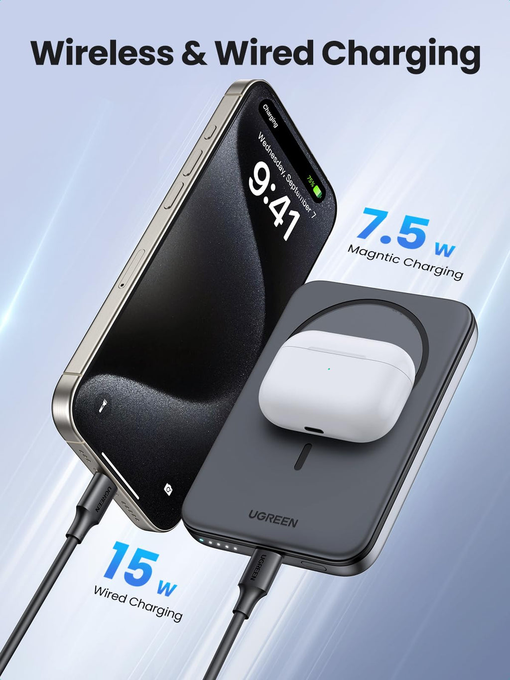 UGREEN Zapix Magsafe Power Bank 15W 5000mAh