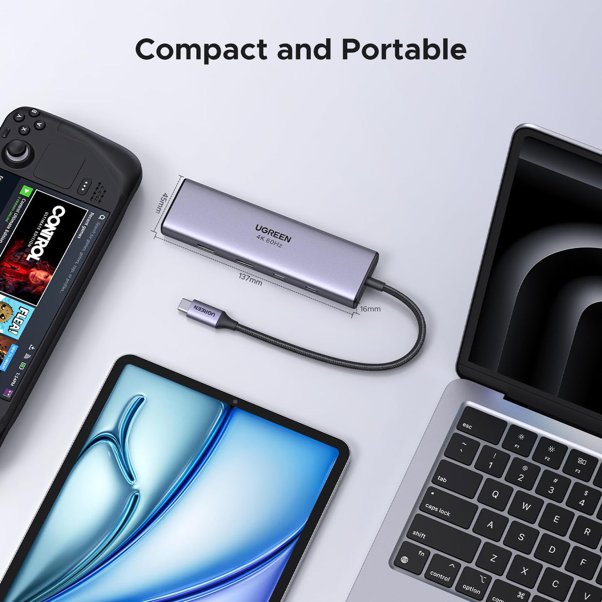 UGREEN 9’u 1 Arada USB-C Hub (4K HDMI)
