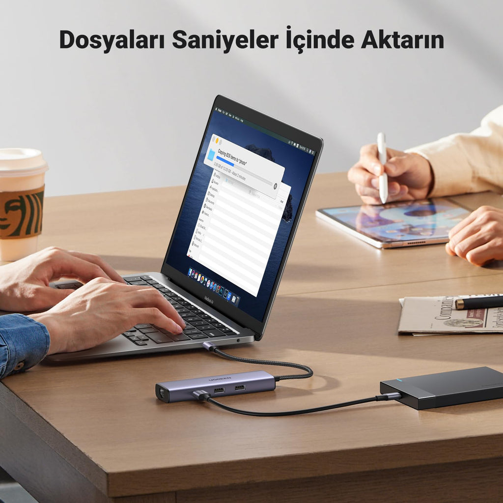 UGREEN 6’sı 1 Arada USB-C Hub (4K HDMI)