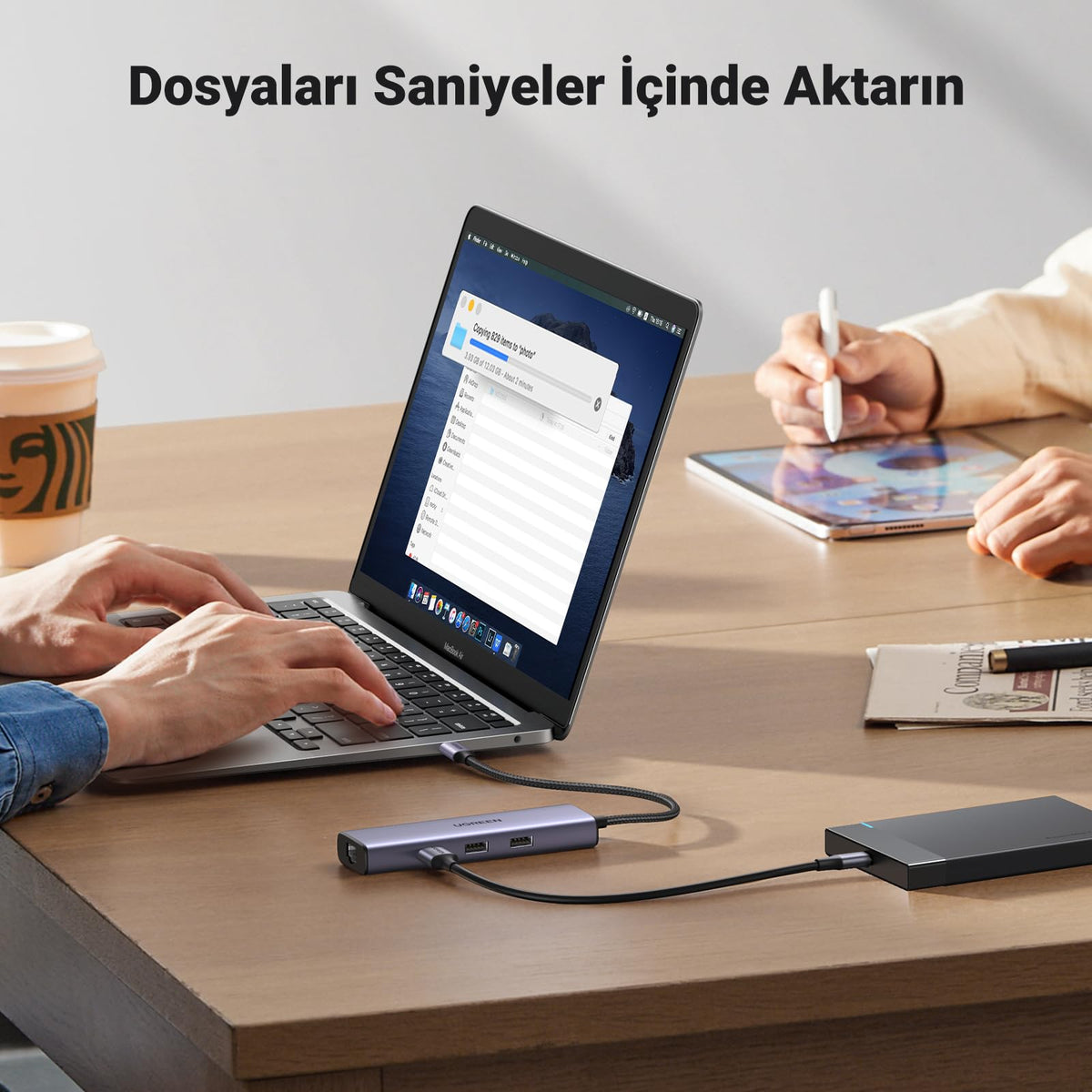 UGREEN 6’sı 1 Arada USB-C Hub (4K HDMI)