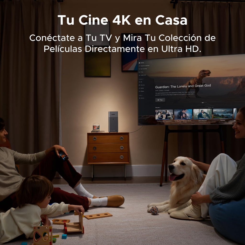 UGREEN NASync DH2300 NAS de Escritorio 2 Bahías, 4GB RAM, Conexión NFC One-Touch