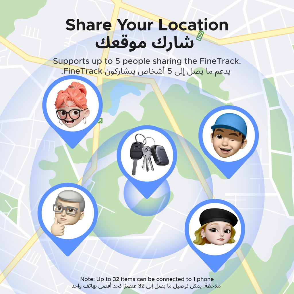 UGREEN FineTrack متتبع ذكي