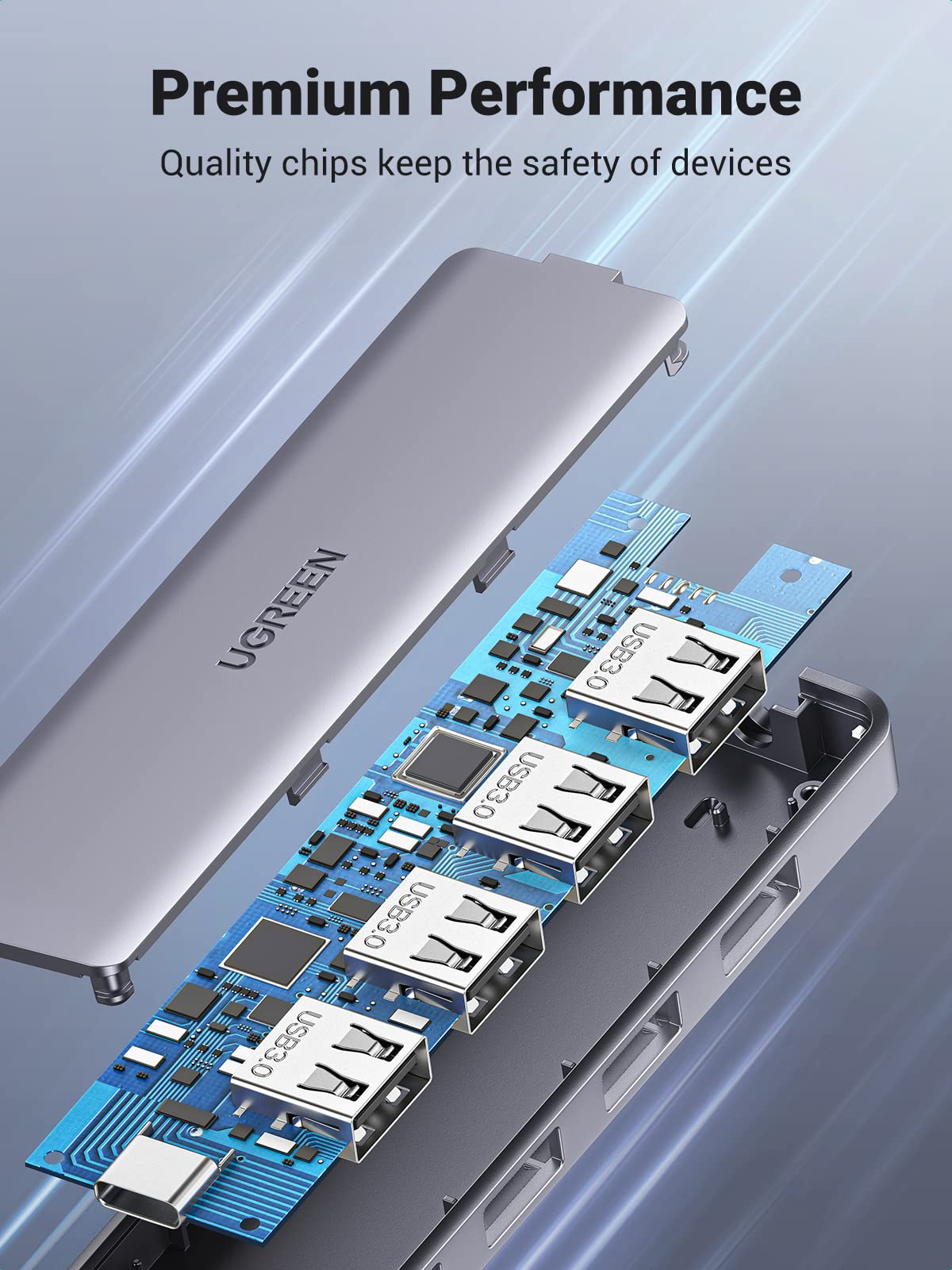 UGREEN USB C Hub 4 Ports