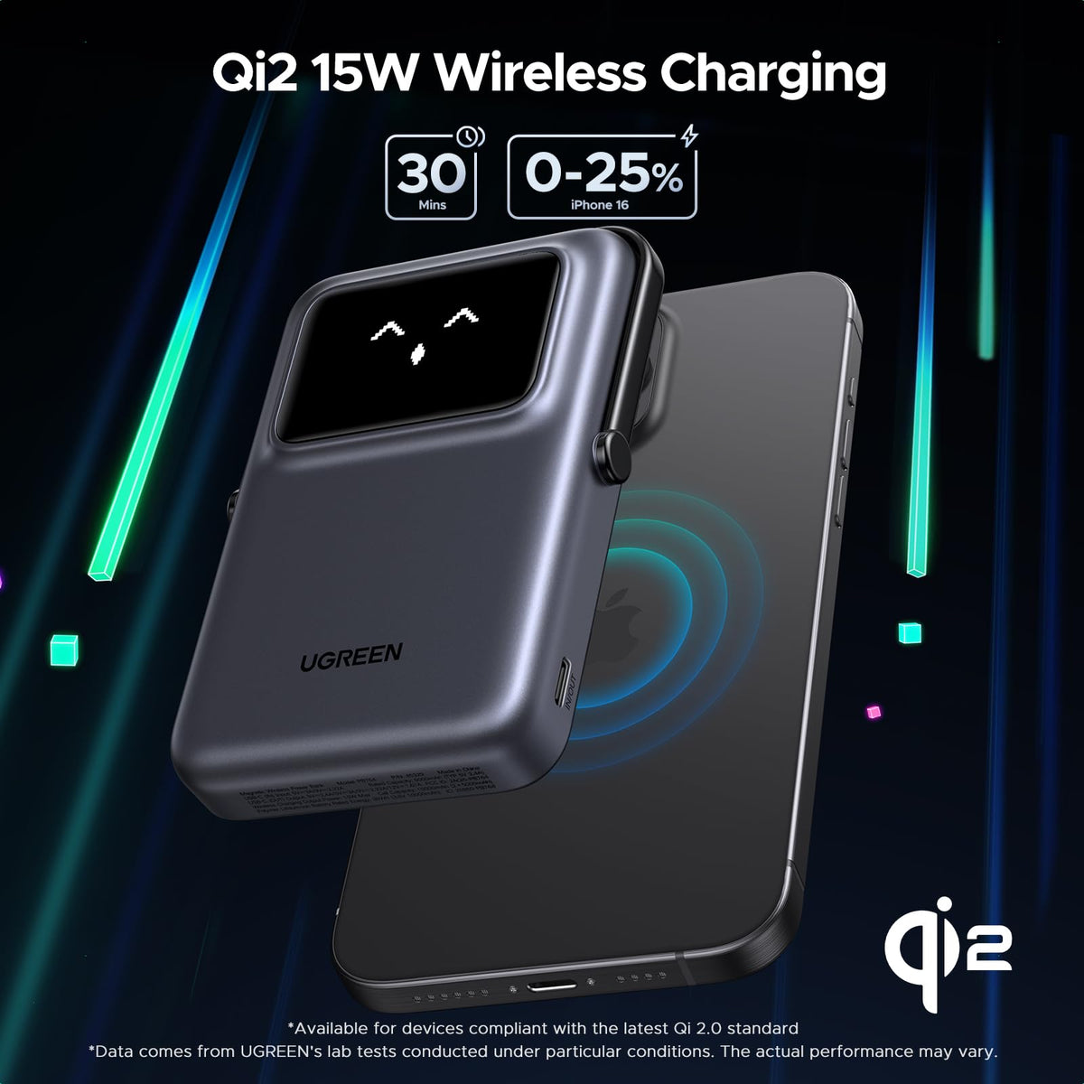 UGREEN Uno Magsafe Power Bank Qi2 20W 10000mAh