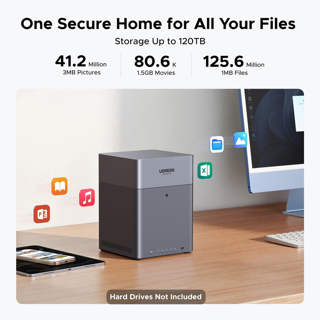 UGREEN Storage Network Attached DH4300 Plus Diskless EU
