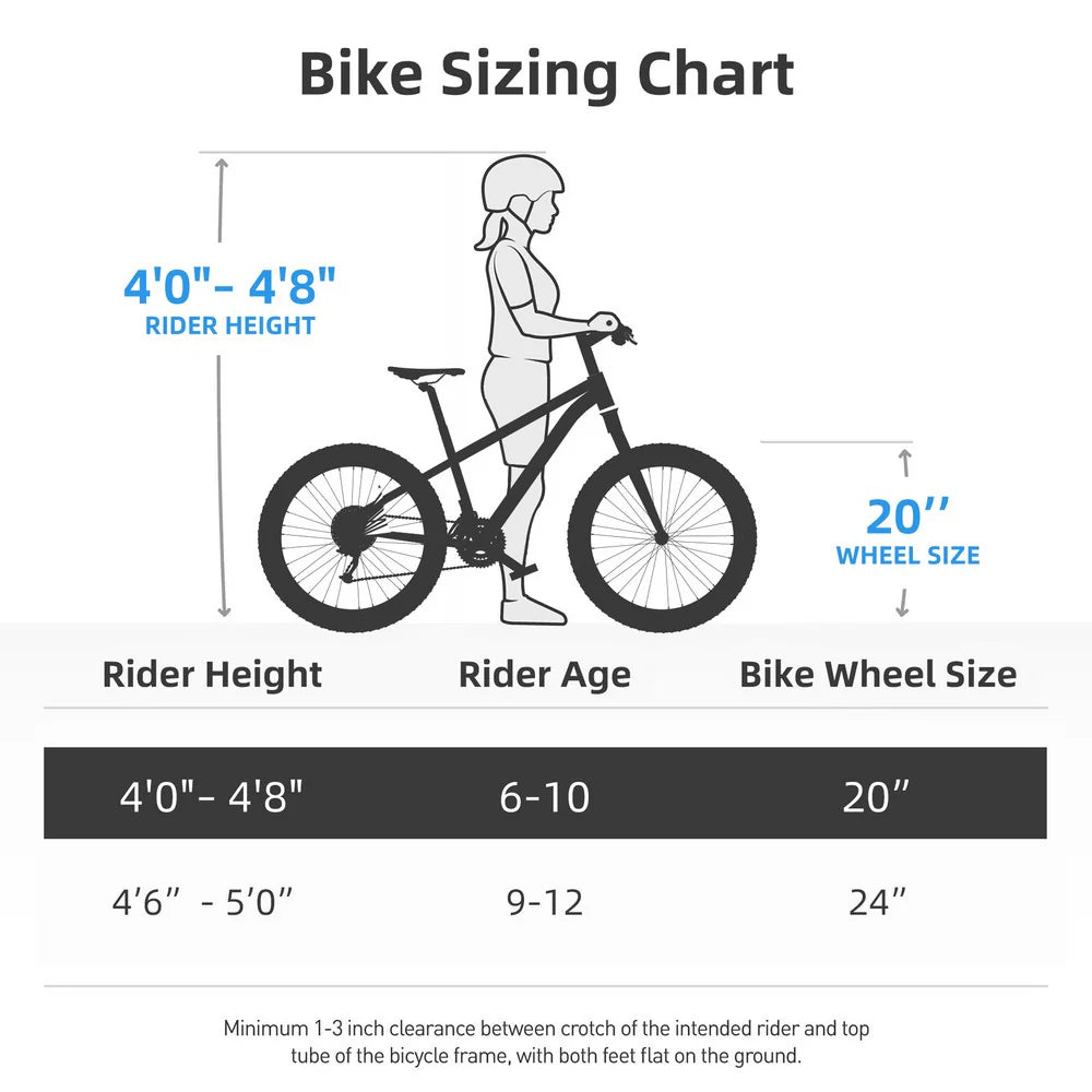20/24-Inch Kids Mountain Bike, Single-Speed
