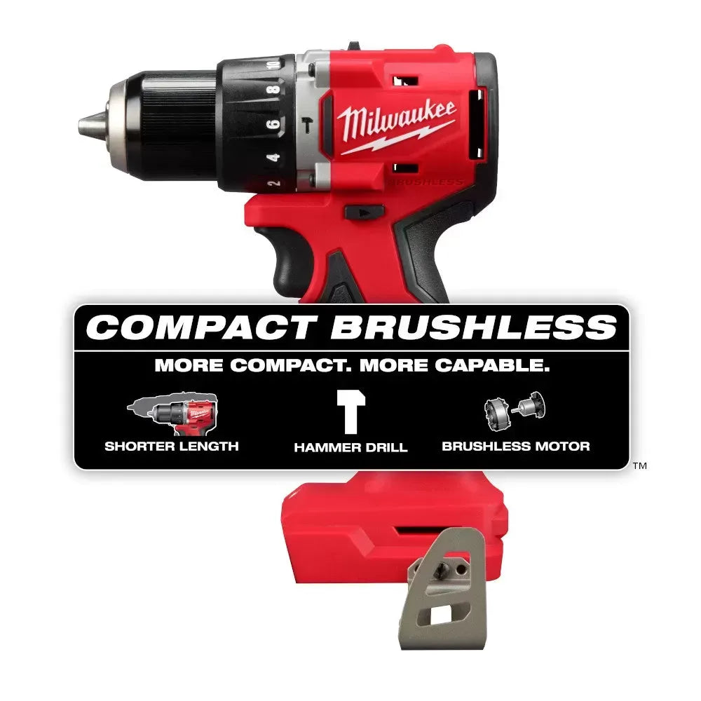 Milwaukee Pre-Sale 3602-20 M18 18V 1/2 Compact Brushless Hammer Drill - Bare Tool