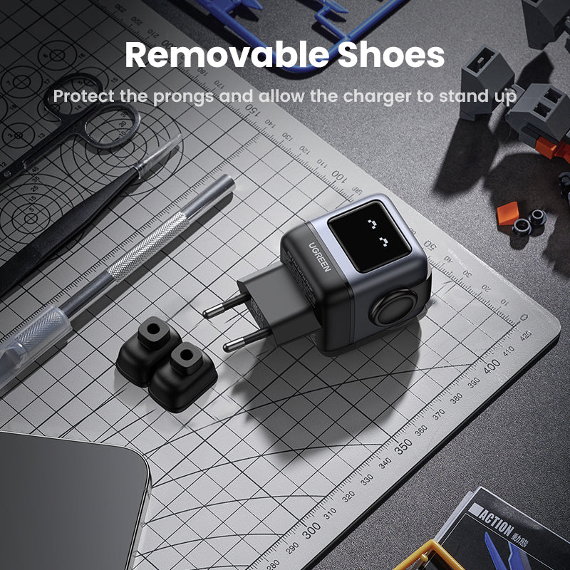 UGREEN Uno Charger RG 3-Port GaN Fast 65W EU Space Gray