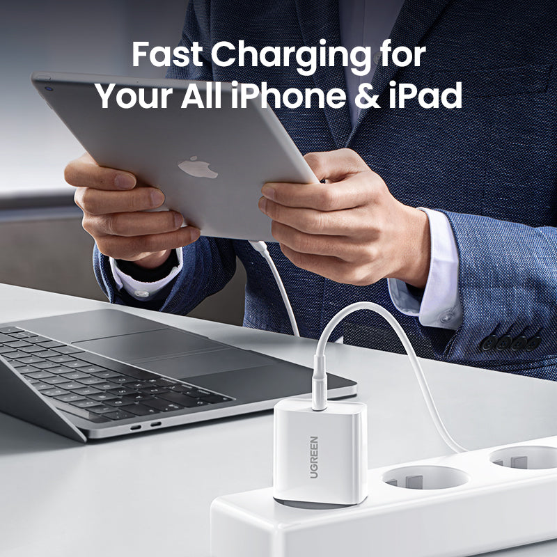 UGREEN Fast Charging Power Adapter with PD 20W EU (White)