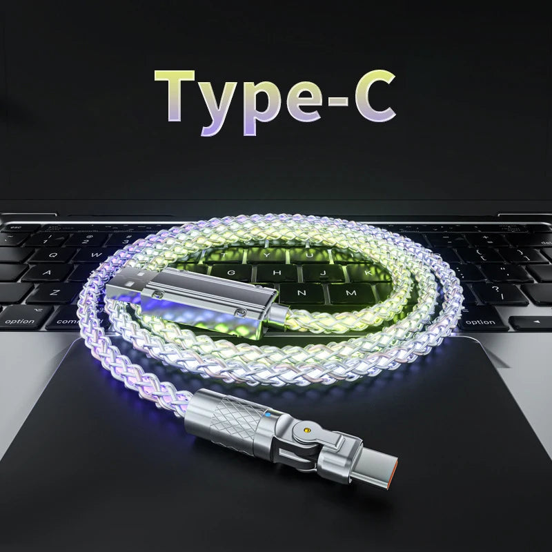 120W RGB Fast Charging Cable