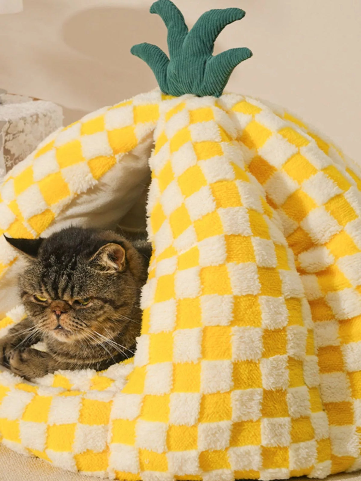 Pineapple Shaped Cozy Pet Nest