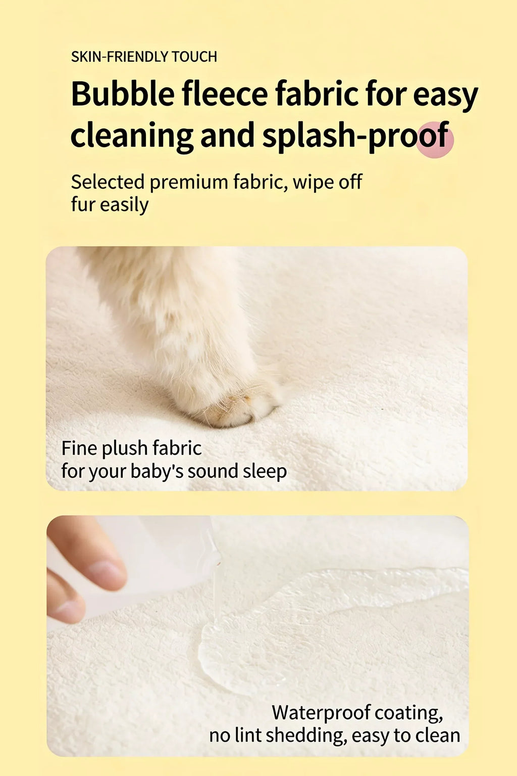 Cartoon Plaid Design Pet Mat with Bow