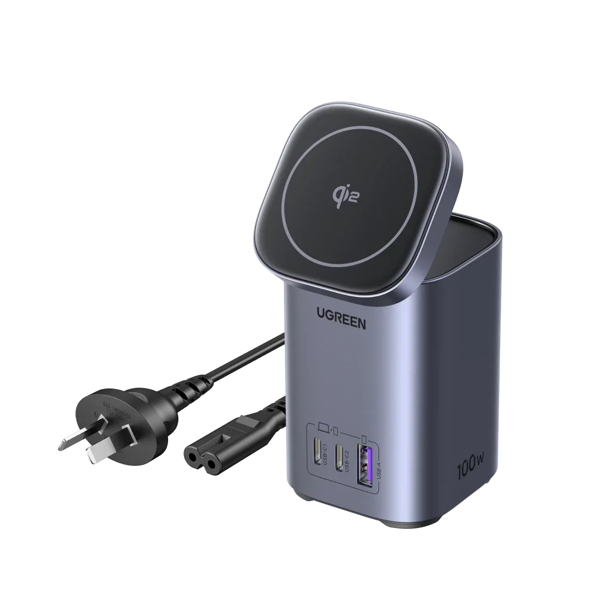 UGREEN Nexode 100W with Qi2 15W MagSafe Charger