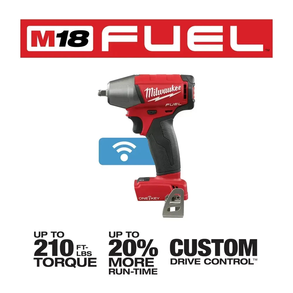 Milwaukee Pre-Sale 2758-20 M18 FUEL 18V 3/8 Compact Impact Wrench Kit - Bare Tool