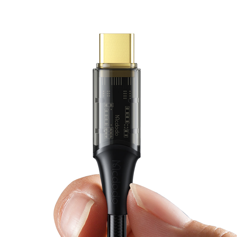 Mcdodo Amber Series USB-C to USB-C PD 100W Transparent Cable (1.2M)