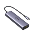UGREEN Revodok 107 Hub USB C Ethernet Gigabit HDMI 4K 60Hz PD 100W Lettore Schede SD TF Adattatore Type C