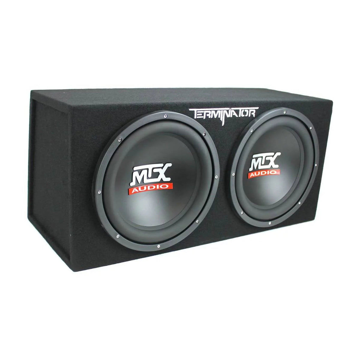 MTX TNE212D 12 Subwoofer (2 Pack) + Monoblock Amplifier (2 Pack) + Amp Wire Kit