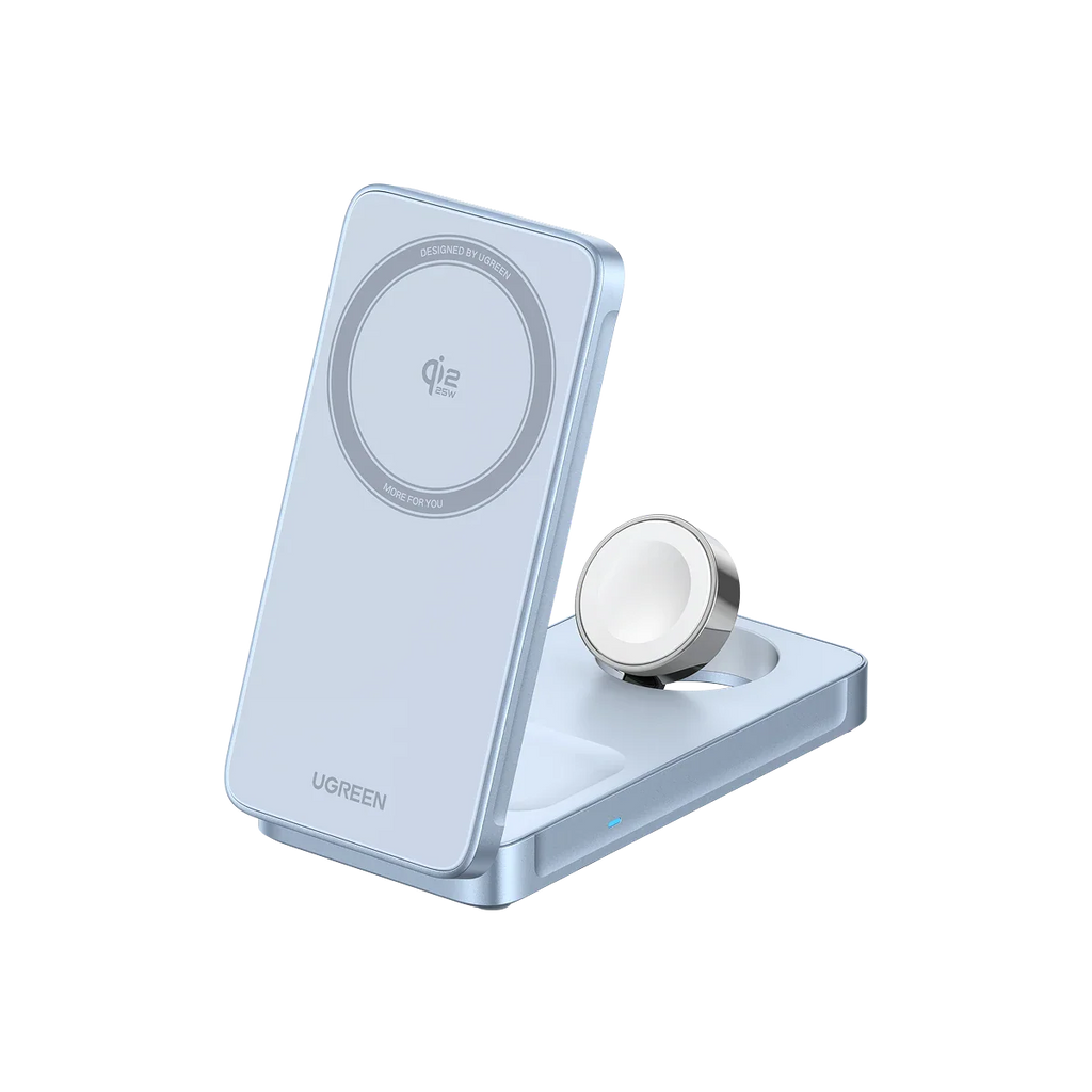 UGREEN MagFlow 3 in 1 Qi2 25W Caricatore Wireless