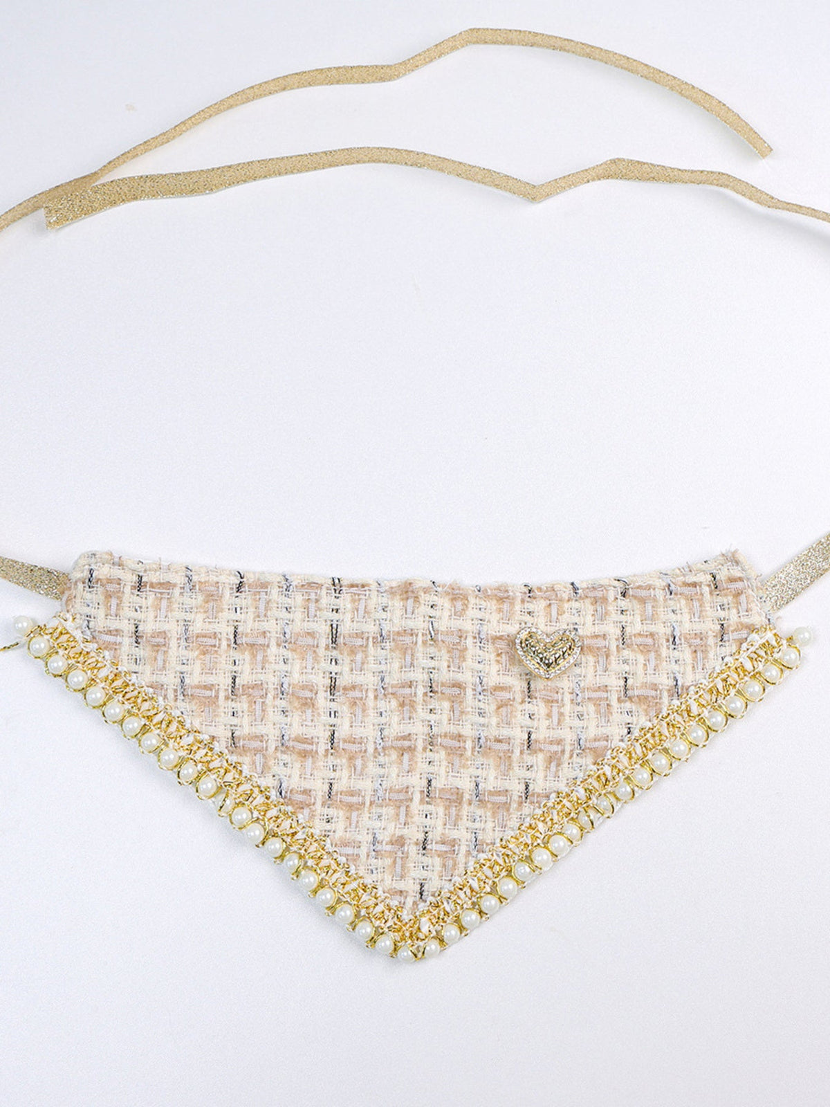 Triangle Tweed Pet Scarf