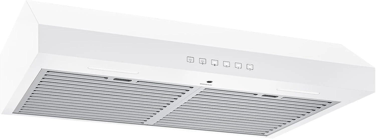 Broan-NuTone Three-Speed Glacier Undercabinet Range Hood with LED Light, ADA Compliant