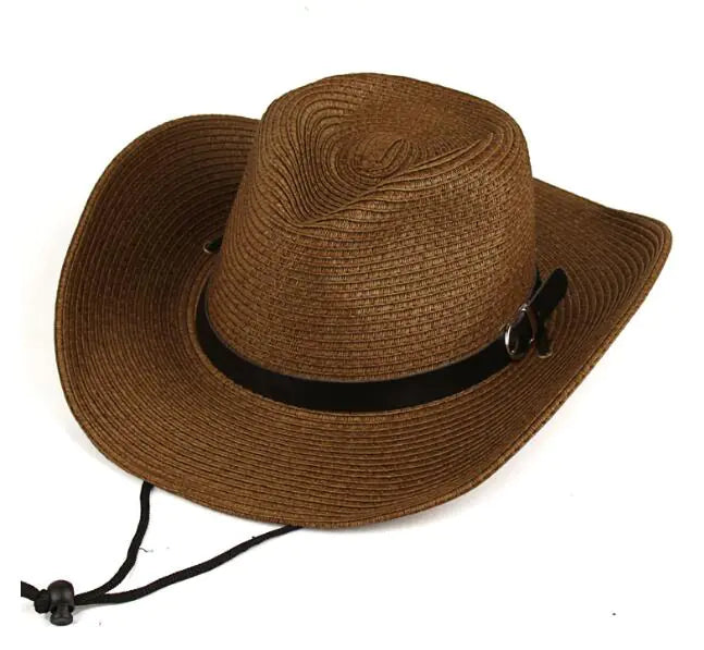 Chic Western Straw Sun Hat
