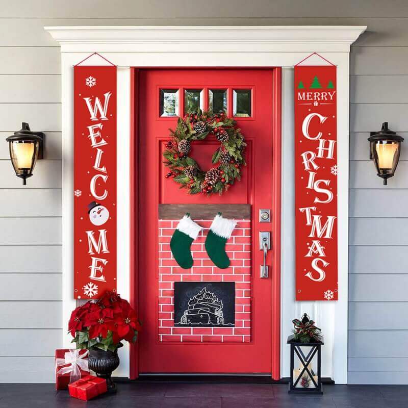 Christmas Curtain Couplet