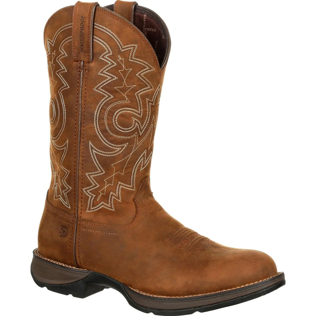 Rebel Farmhand Leather Boots Brown 12