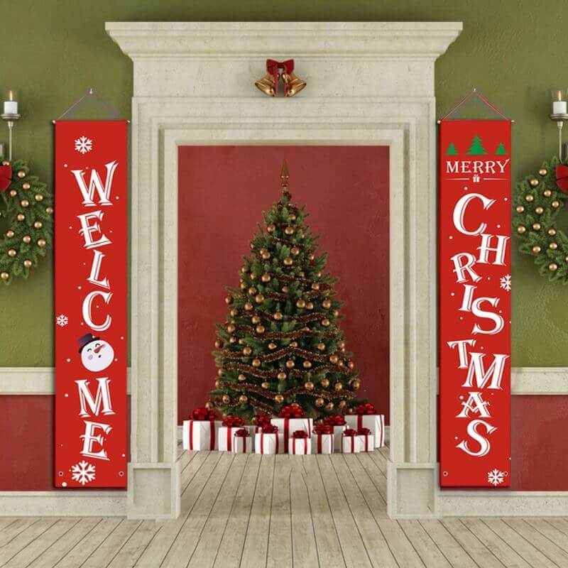 Christmas Curtain Couplet
